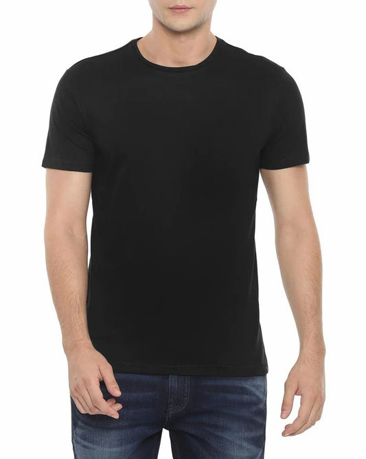 Men black t shirt